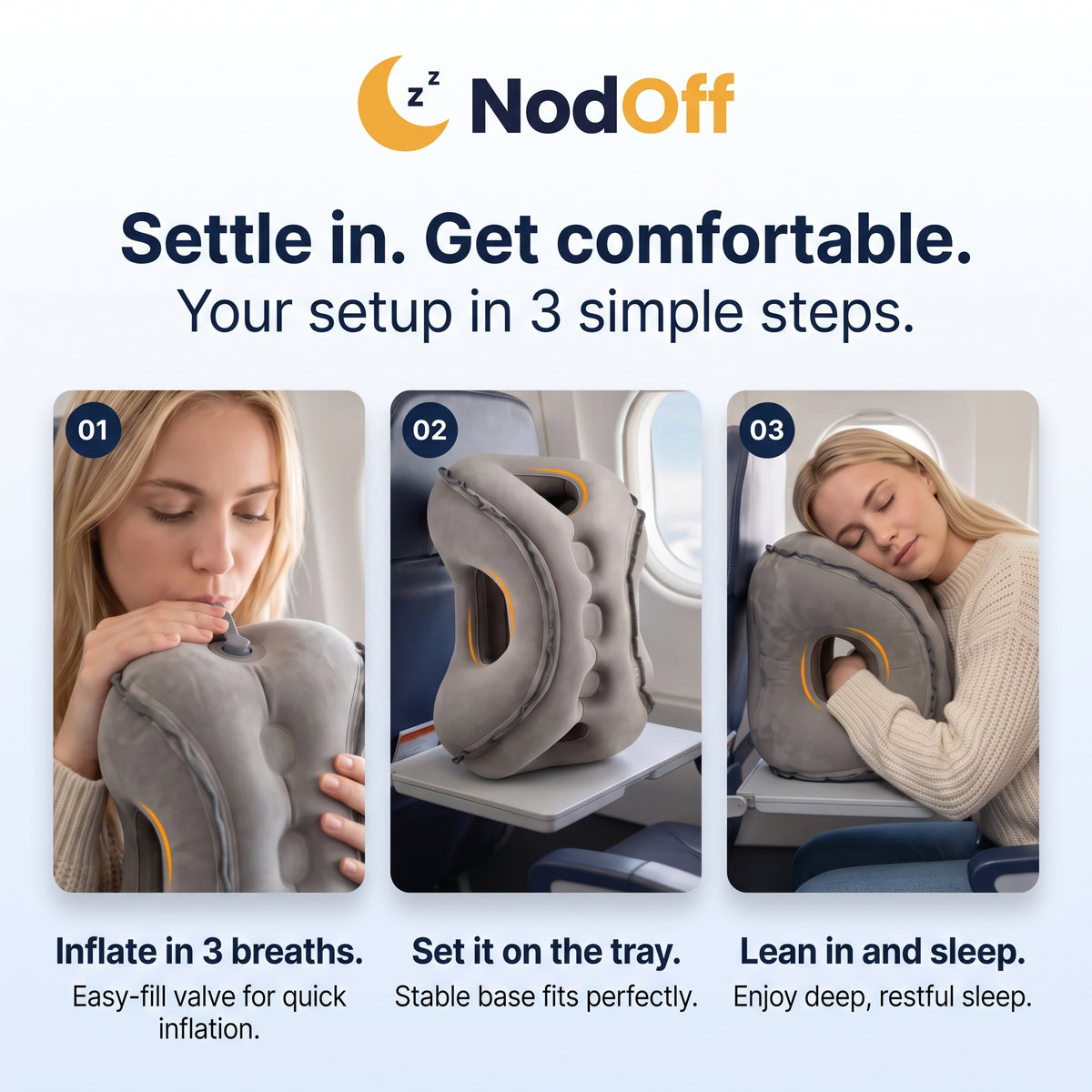 NodOff Travel Pillow
