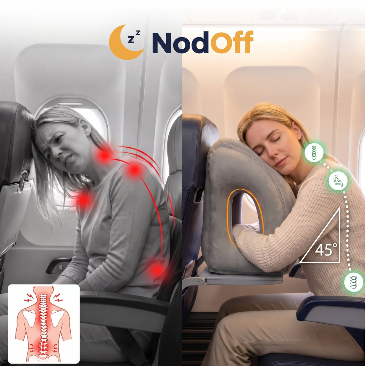 NodOff Travel Pillow